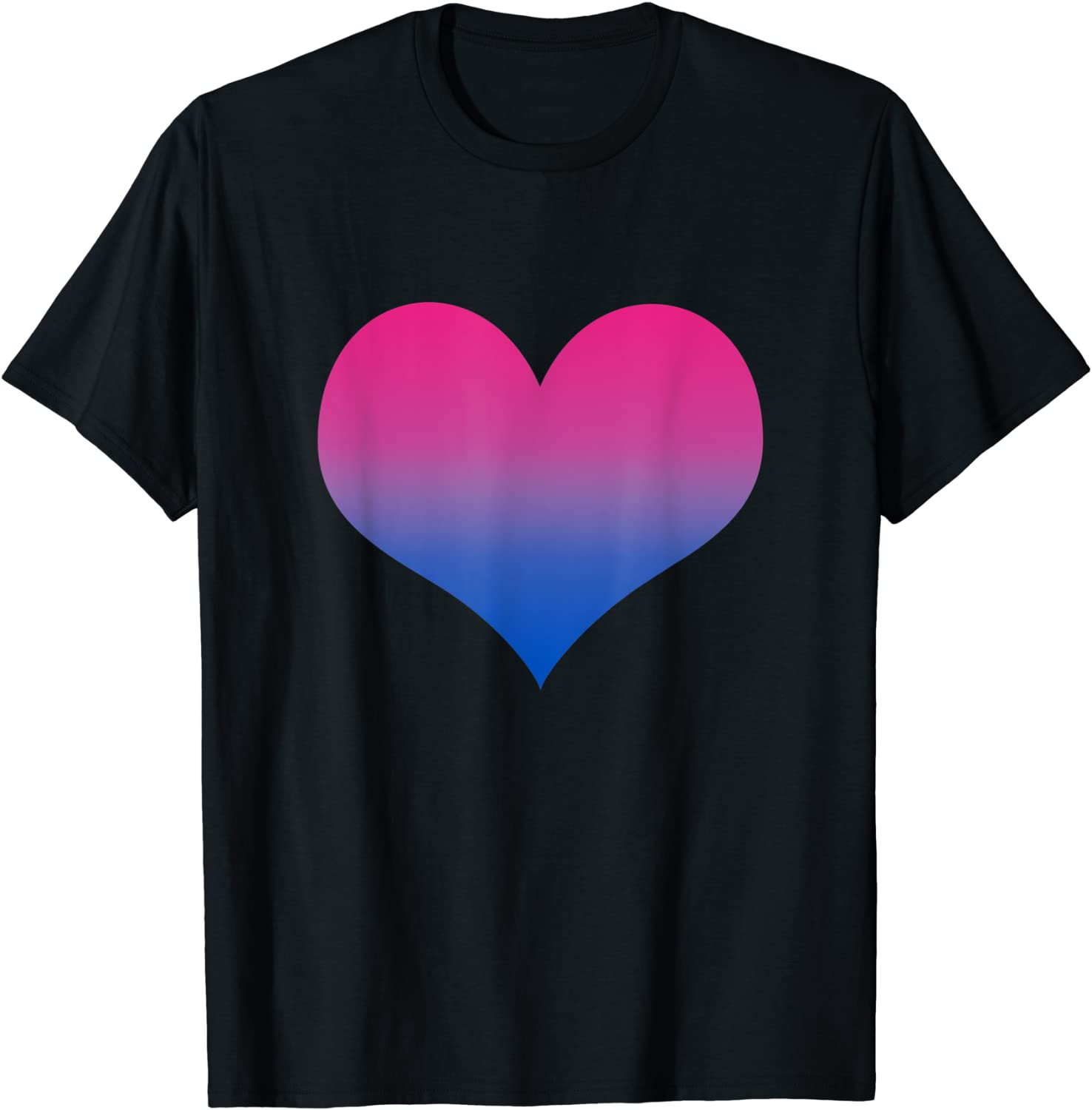 Bisexual Pride Bi Flag Heart Gradient LGBTQ Love Pastel