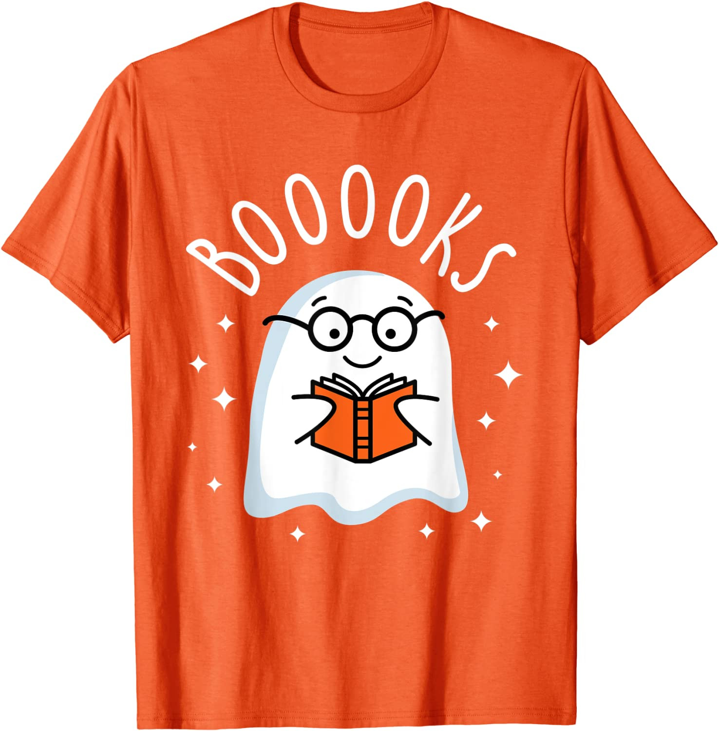 Cute Ghost Reading Books Booooks Teacher Halloween Costume