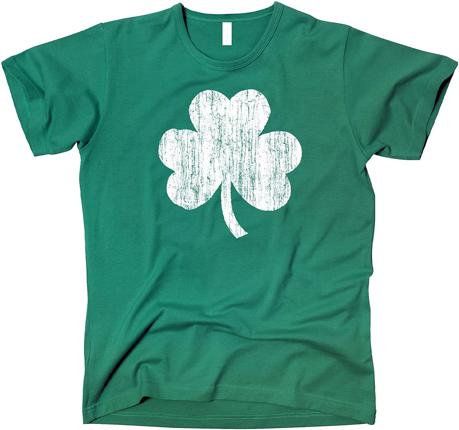 Distressed Shamrock Retro Irish Four Leaf Clover