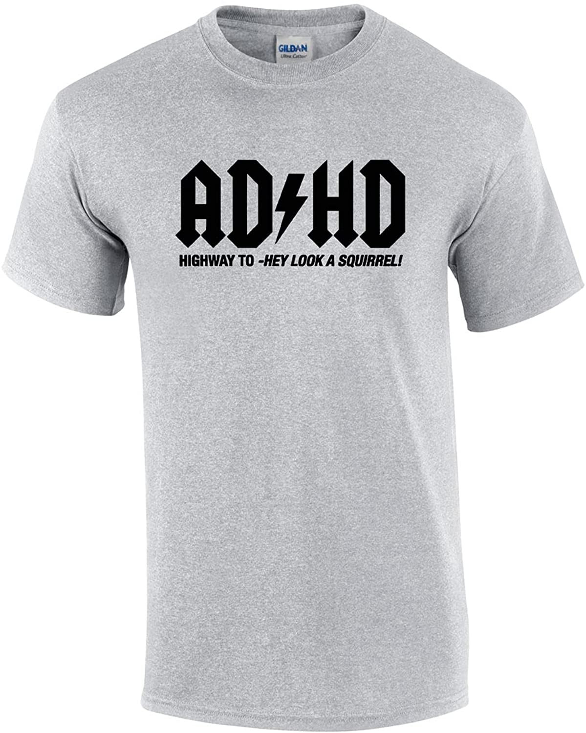 Funny ADHD Rock N Roll Logo