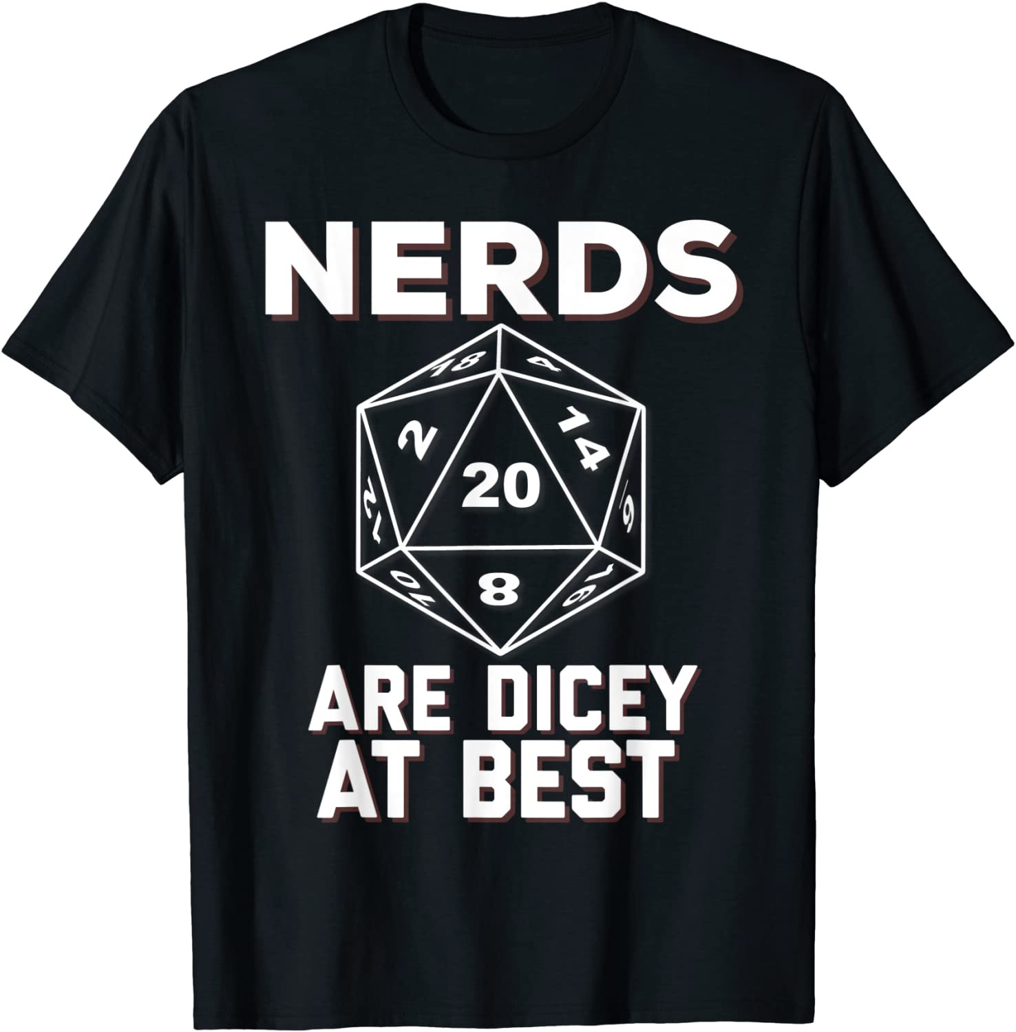 Funny Nerds Role Playing Game RPG D20 Dice