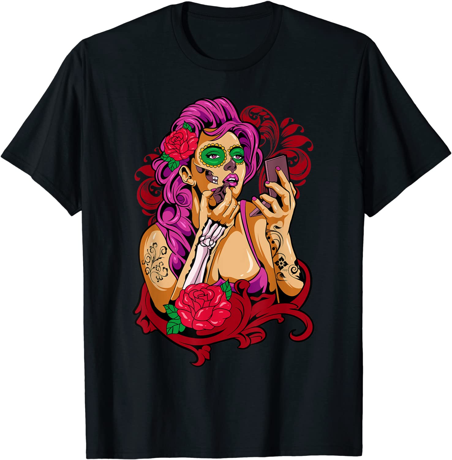 Halloween La Calavera Catrina Mexico Candy Sugar Skull Girl