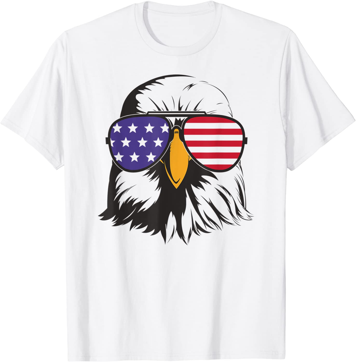 Patriotic American Bald Eagle Freedom USA Flag