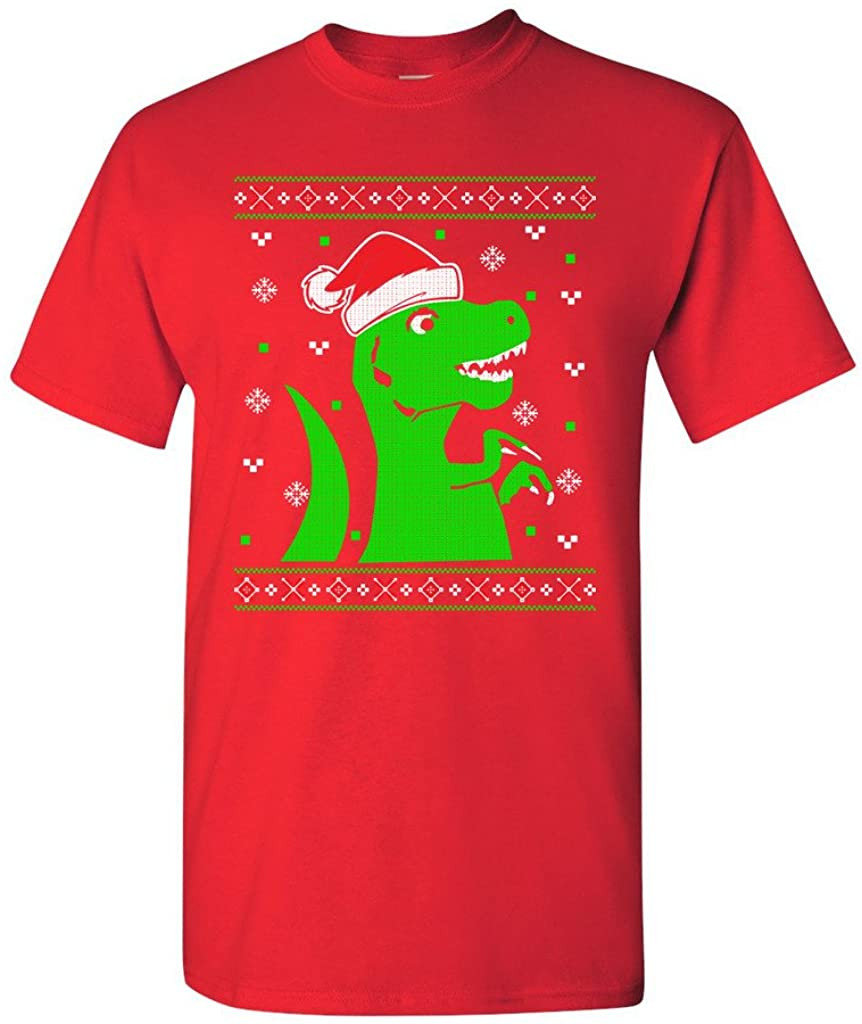 T-Rex Jurassic Christmas Dinosaur Ugly Xmas