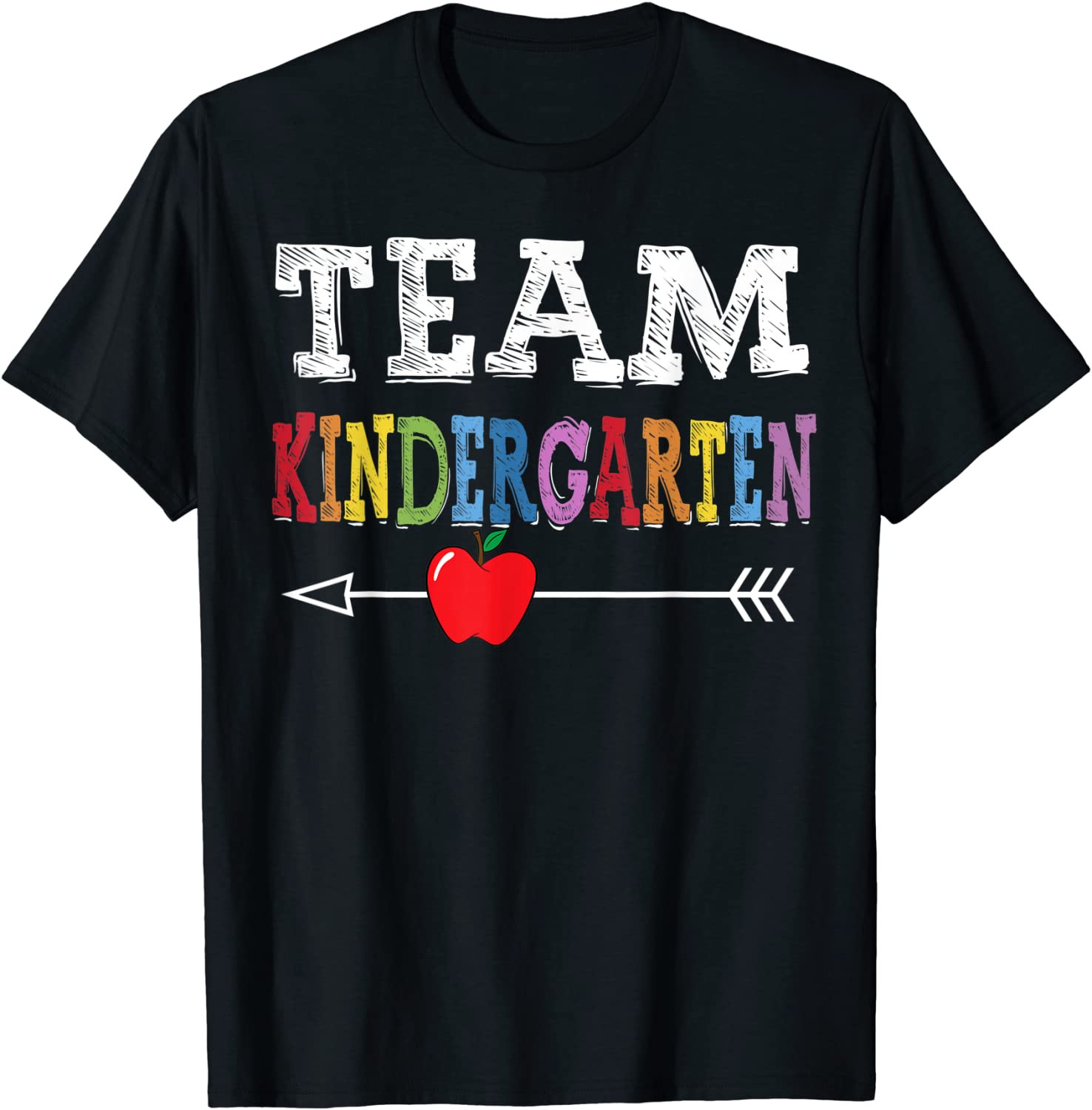 Team Kindergarten First Day Of School Teacher Student Kids