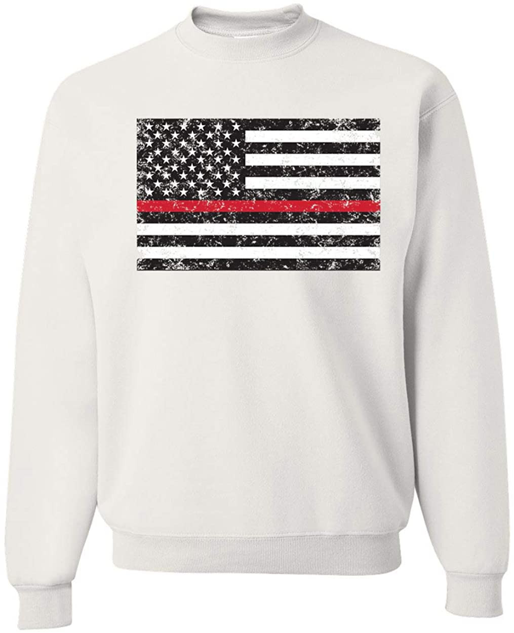 Thin Red Line USA Flag First Responders Military Troops